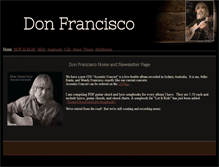Tablet Screenshot of donfrancisco.com